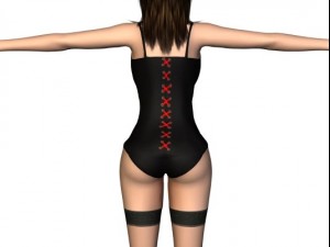 sexy girl 3D-Modell