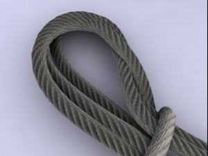grappling hook with rope 3D मॉडल