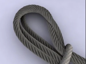 grappling hook with rope 3D Model