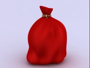 santa bag 3Dモデル