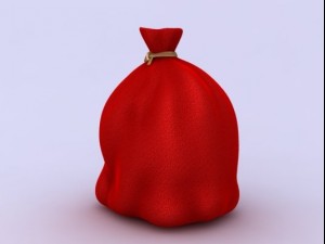 santa bag 3D Model