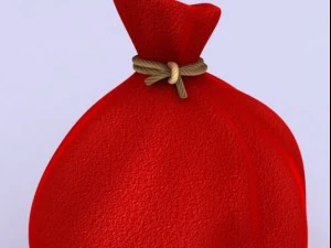 santa bag 3D Model