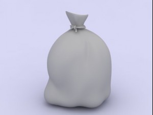 santa bag 3D Model
