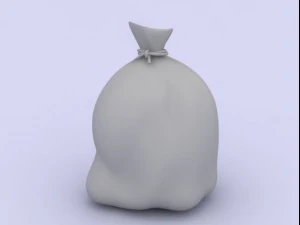 santa bag 3D Model