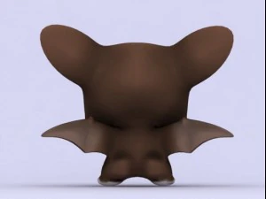 cartoon bat 3D Model