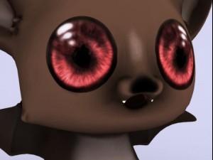 cartoon bat Modelo 3D