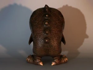 alien demon worm 3D Model