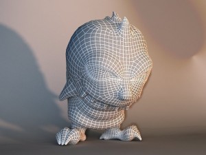alien demon worm 3Dモデル