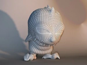 alien demon worm 3D Model