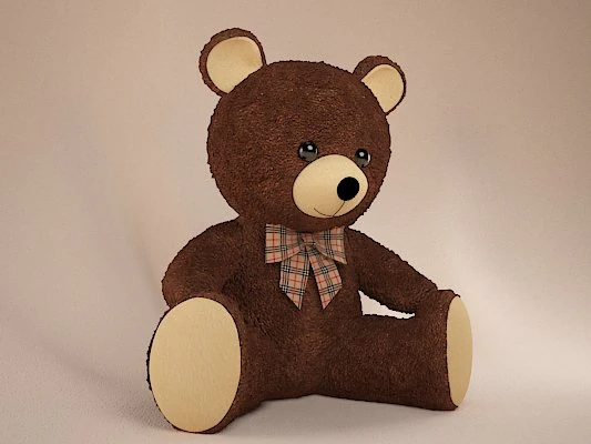 bear toy 3D Model .c4d .max .obj .3ds .fbx .stl .blend