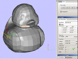 the rubber duck bathtub toy 3D 模型