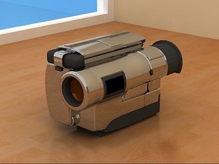 sony camera 3D 模型 .c4d .max .obj .3ds .fbx .stl .blend 