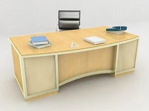 vista desk 3D Model