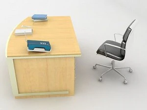 vista desk 3D Model