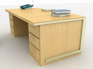 vista desk 3D Model