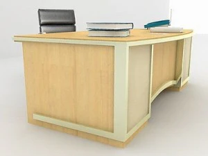 vista desk 3D Model