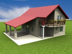 Villa Texas 3D Modell