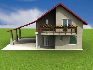 빌라 텍사스 3D 모델