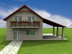 빌라 텍사스 3D 모델