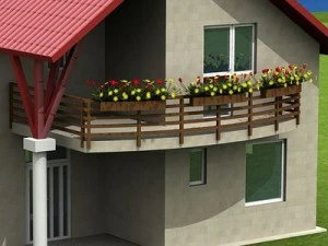 빌라 텍사스 3D 모델