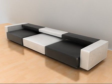 alex sofa Model 3D .c4d .max .obj .3ds .fbx .stl .blend 