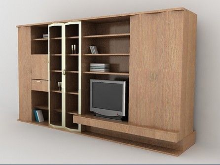 brown library 3D Model .c4d .max .obj .3ds .fbx .stl .blend 