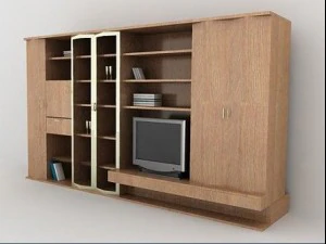 brown library 3D Model