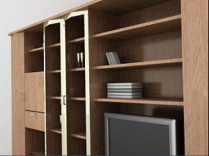 brown library 3D Model