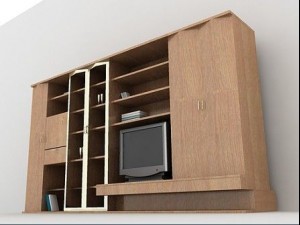 brown library 3D Model