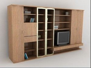 brown library 3D Model