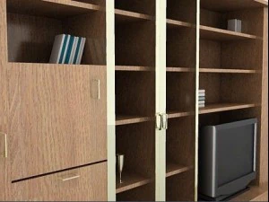 brown library 3D Model