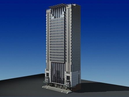 hotel plazza 3Dモデル .c4d .max .obj .3ds .fbx .stl .blend 