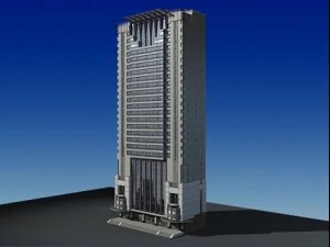 plaza del hotel Modelo 3D