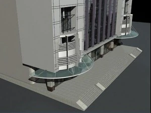 hotel plazza 3D Model
