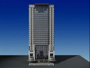 hotel plazza 3D Model