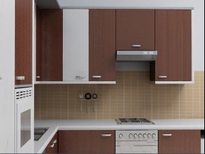 kitchen wenge Modelo 3D