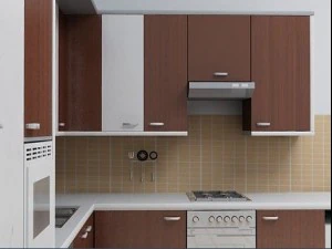 kitchen wenge 3D Model