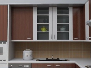 kitchen wenge Modelo 3D
