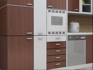 kitchen wenge Modelo 3D