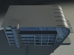 modern office building 3D Модель