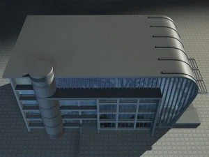 modern office building 3D Model