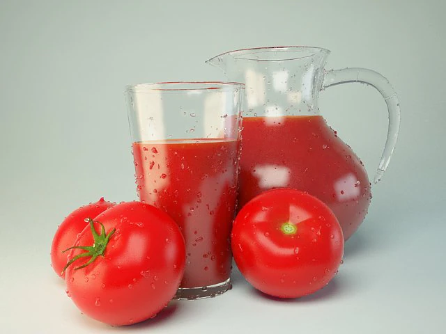 tomatoes and tomato juice 3D Model .c4d .max .obj .3ds .fbx .stl .blend 
