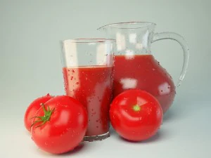 помидоры и томатный сок 3D Модель