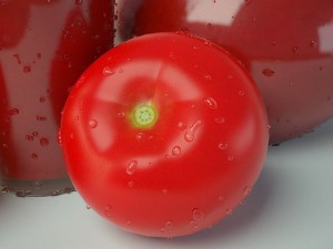 tomatoes and tomato juice Model 3D