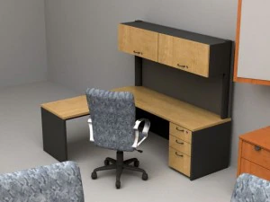 full set of office furniture 3D Model