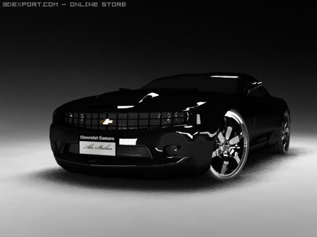 camaro ss 3D Model .c4d .max .obj .3ds .fbx .stl .blend 