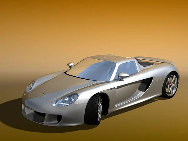 porsche carrera gt 3D Model .c4d .max .obj .3ds .fbx .stl .blend 