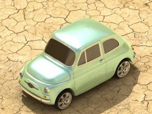 fiat 500 3D-Modell