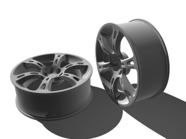 cerchione dell'auto Modello 3D .c4d .max .obj .3ds .fbx .stl .blend 