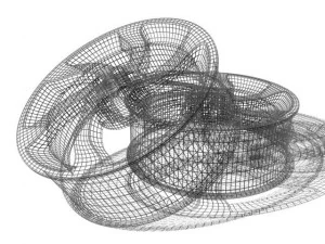 car rim spiral 3D Model